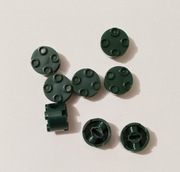 Klocek 2x2 ciemnozielony - 10 szt.