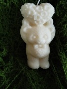 Piękna ręcznie robiona świeca sojowa 