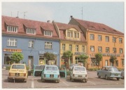 ŻORY - RYNEK - samochody FIAT 126 p "maluchy" + Trabant