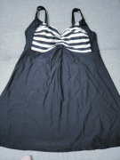 Czarno białe tankini 42 Bonprix