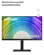 Monitor Samsung S60A IPS 24 QHD 75Hz UsbC