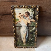 Obraz Malowany na plutnie ramie