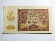 Banknot 100 zł sto złotych 1940 seria D