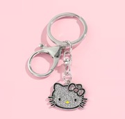Hello Kitty, breloczek, cyrkonie