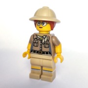 Lego Minifigurka 71008 col13-6 col200 Paleontologist/Paleontolog