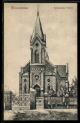 ALEKSANDRÓW KUJAWSKI Alexandrowo  kościół katolicki 1915