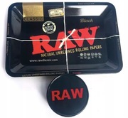 Metalowa tacka do skręcania + Grinder RAW