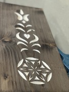 Deska ozdobna malowana