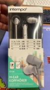 Słuchawki intempo dokanałowe z mikrofonem 
