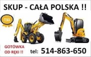 Skup koparek kołowych i gąsienicowych Gotówka 24h 