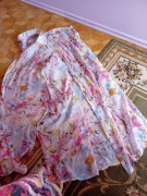 długi zwiewny kardigan kolorowy