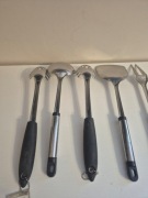 Zestaw akcesoriów kuchennych Tefal Ambition Stal nierdzewna 6szt.