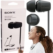 Nowe Słuchawki SONY WI-C200 – Bluetooth, Czarne