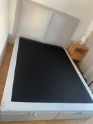 Łóżko kontynentalne Magnolia z pojemnikiem na pościel