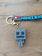 Brelok Zawieszka Minecraft szary