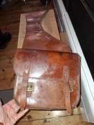 Torba na siodło na konia,skórzana ,vintage 