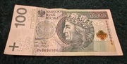 Banknot 100 zł PALINDROM o numerze BN 6696966  - kolekcjonerski, obiegowy