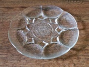 Talerzyk deserowy szklany komplet 6 sztuk