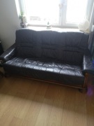 Wypoczynek skorzany  3 os. 2 os i 1 os