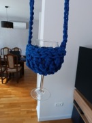 Koszyczek na lampkę wina 