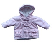 DZIEWCZYNKA - sliczna ciepłą kurteczka rozm 62/68cm