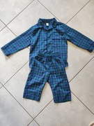 Gap koszula bluza spodnie piżama flanelowa rozpinana z kołnierzykiem 