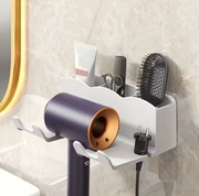 Uchwyt na Suszarkę do Włosów Ścienny Bez Wiercenia Łazienka