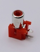 Gniazdo CINCH RCA do druku, czerwone