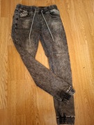 Spodnie męskie Joggery roz 32 ciemnoszary melanż stan bardzo dobry:)