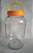 Słój szklany 4 litry z rączką 