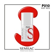 Lakier hybrydowy Semilac Professional P010 Hot Red 7ml - NOWY
