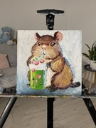 Obraz akrylowy kapibara, bóbr