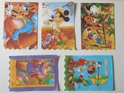 Karteczki do segregatora z notesików disney bajki vintage lata 90te 