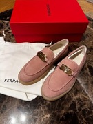 Buty damskie Ferragamo Loafersy Crio rosa nr 39 okazja