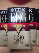 VHS TDK kasety nowe folia made in Japan 1 szt.