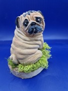 Mops figurka Ręcznie wykonana  