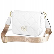 LAURA BIAGGI TOREBKA LISTONOSZKA SHOPPER SKÓRA EKOLOGICZNA BIAŁY