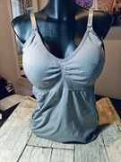 Bezszwowy top ciążowy/do karmienia,