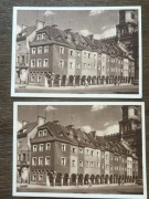 Pocztówki kolekcjonerskie Poznań 1964 r Kamieniczki Staromiejskie 2 szt 