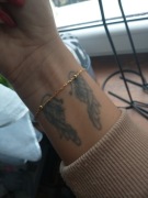 Bransoletka pozłacana srebro 925