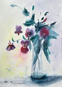 Zapach porannej ciszy 30*40cm akwarela