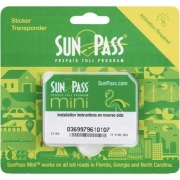 SunPass Mini Floryda winietka transponder naklejka antenka