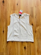 Bluzka vintage XS 34 H&M beżowa 