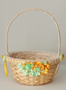 Koszyk, koszyczek wielkanocny na święconkę + serwetka 