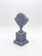 Figurka, trofeum Bitcoin BTC, do pomalowania