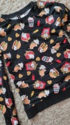 Bluza 34 dla miłośniczek kotów i fast foodów