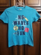 Koszulka chłopięca niebieska, rozmiar 134/140