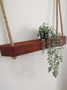 Półka wisząca ze sznurem jutowym 