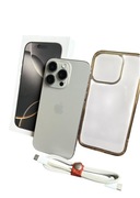 Iphone 16 pro 93% 128 gb pełny zestaw natural titanium jak nowy