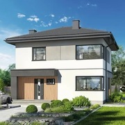 Projekt Willa Maja lustrzane odbicie 